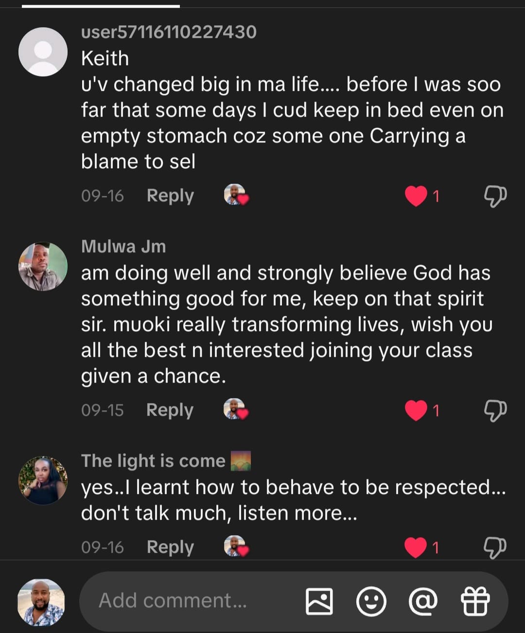 Community testimonial 1