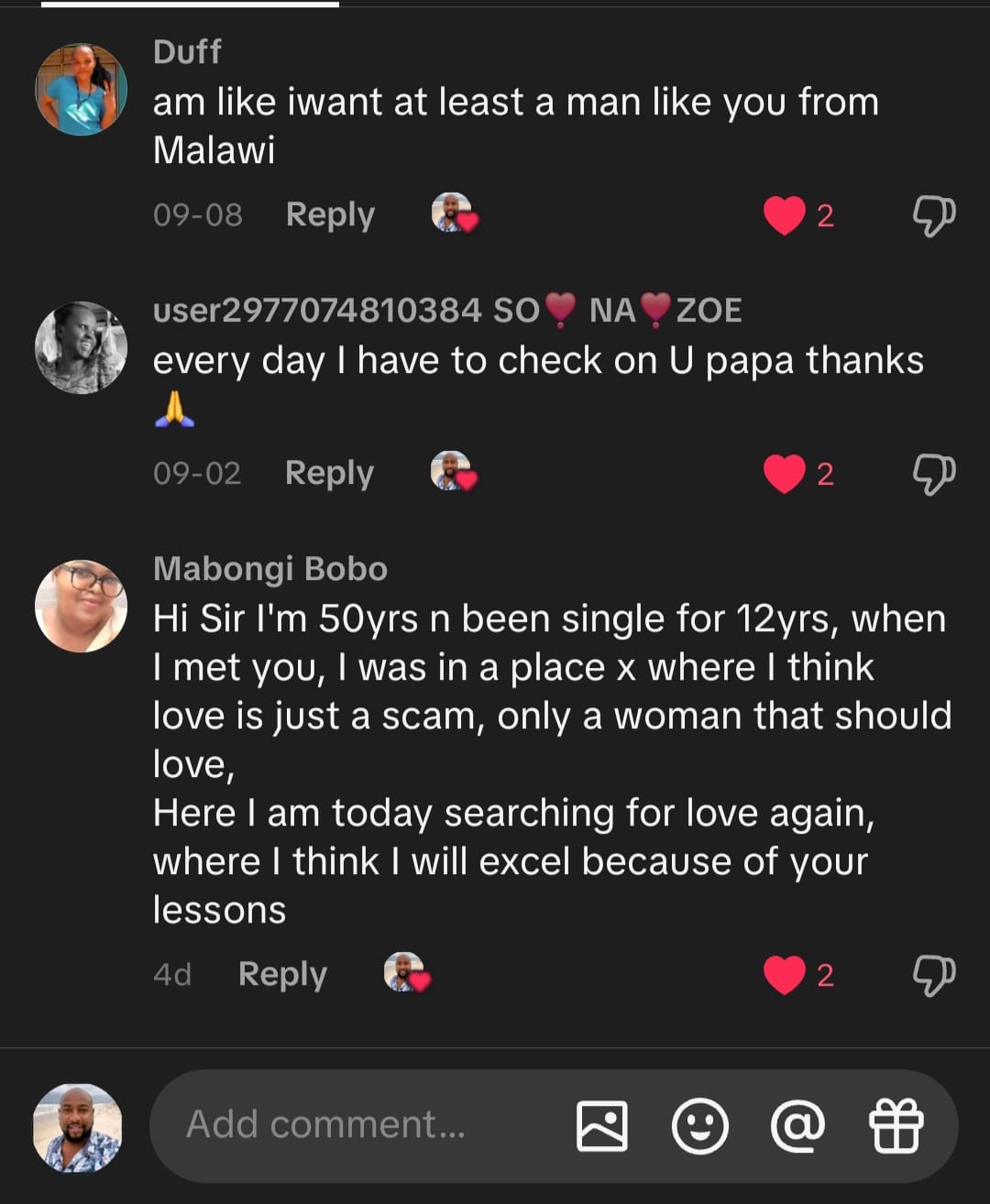 Community testimonial 6
