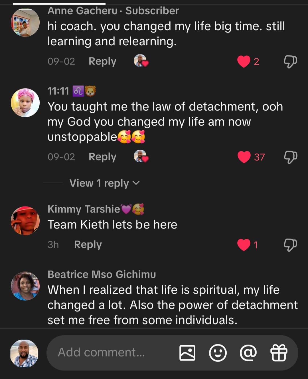 Community testimonial 12